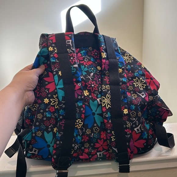 Kipling Ravier Multicolor Floral Large Backpack - Very Good Condition - Picture 11 of 11